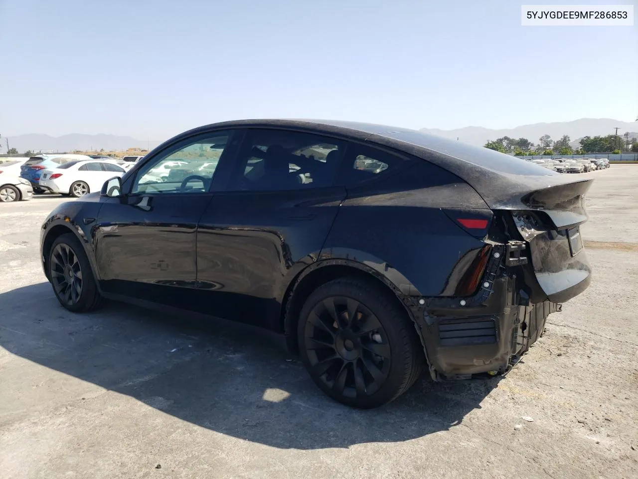 2021 Tesla Model Y VIN: 5YJYGDEE9MF286853 Lot: 63128604