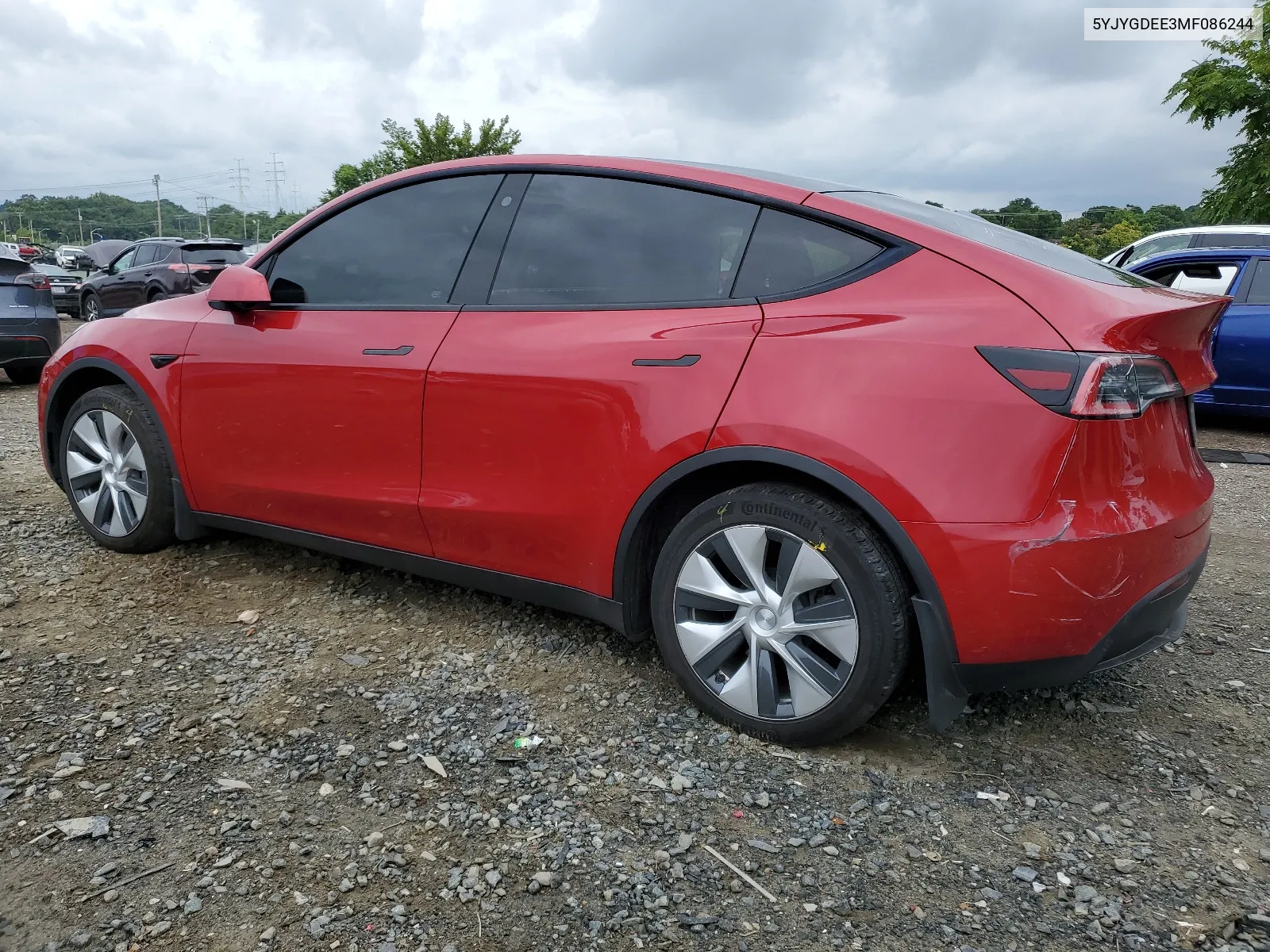 5YJYGDEE3MF086244 2021 Tesla Model Y