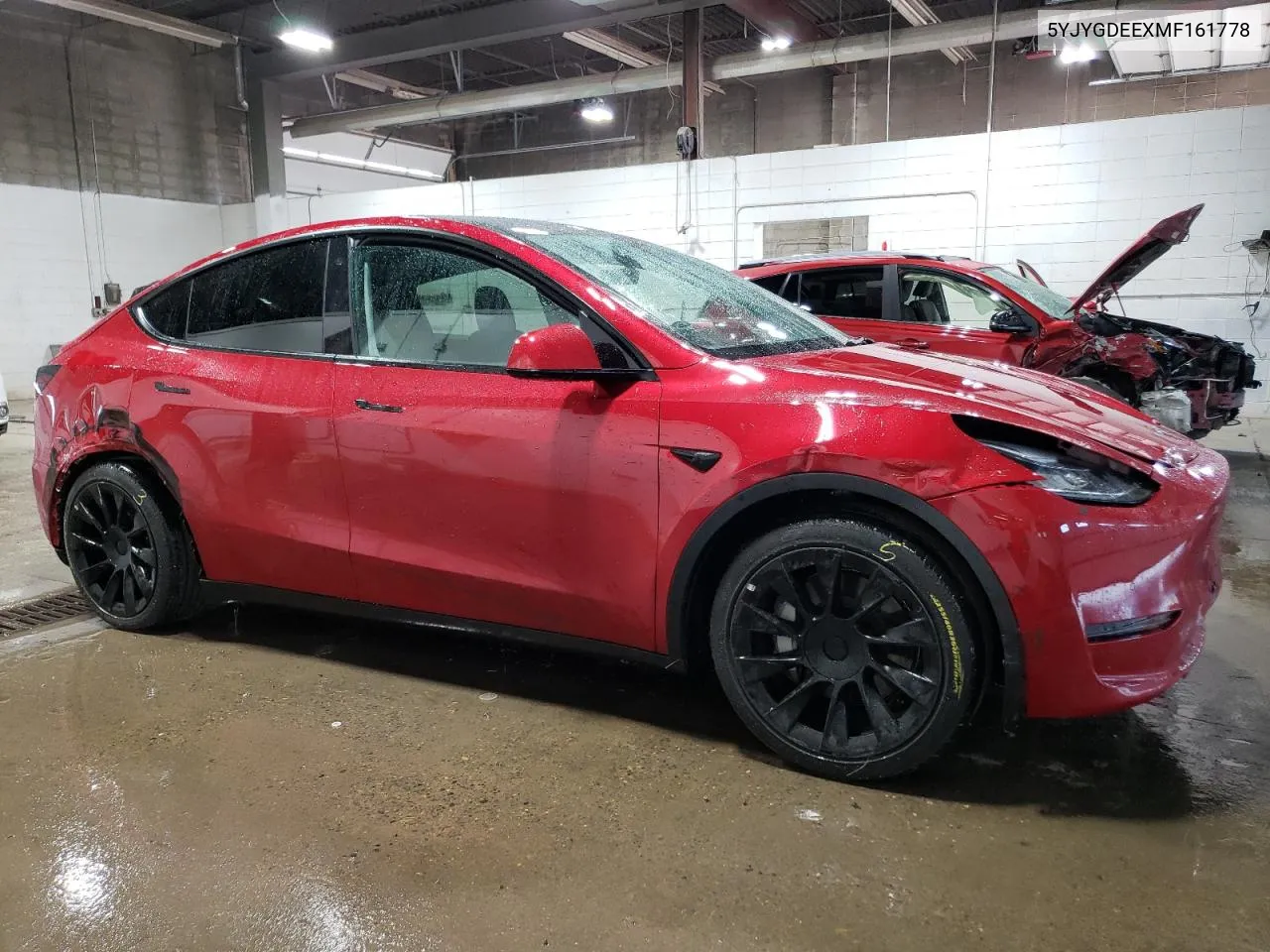 2021 Tesla Model Y VIN: 5YJYGDEEXMF161778 Lot: 65223464