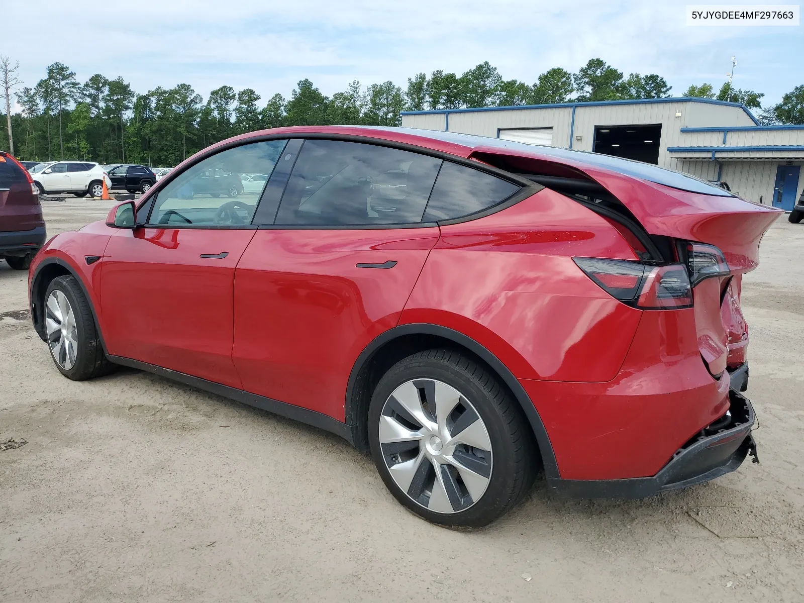 2021 Tesla Model Y VIN: 5YJYGDEE4MF297663 Lot: 65450164