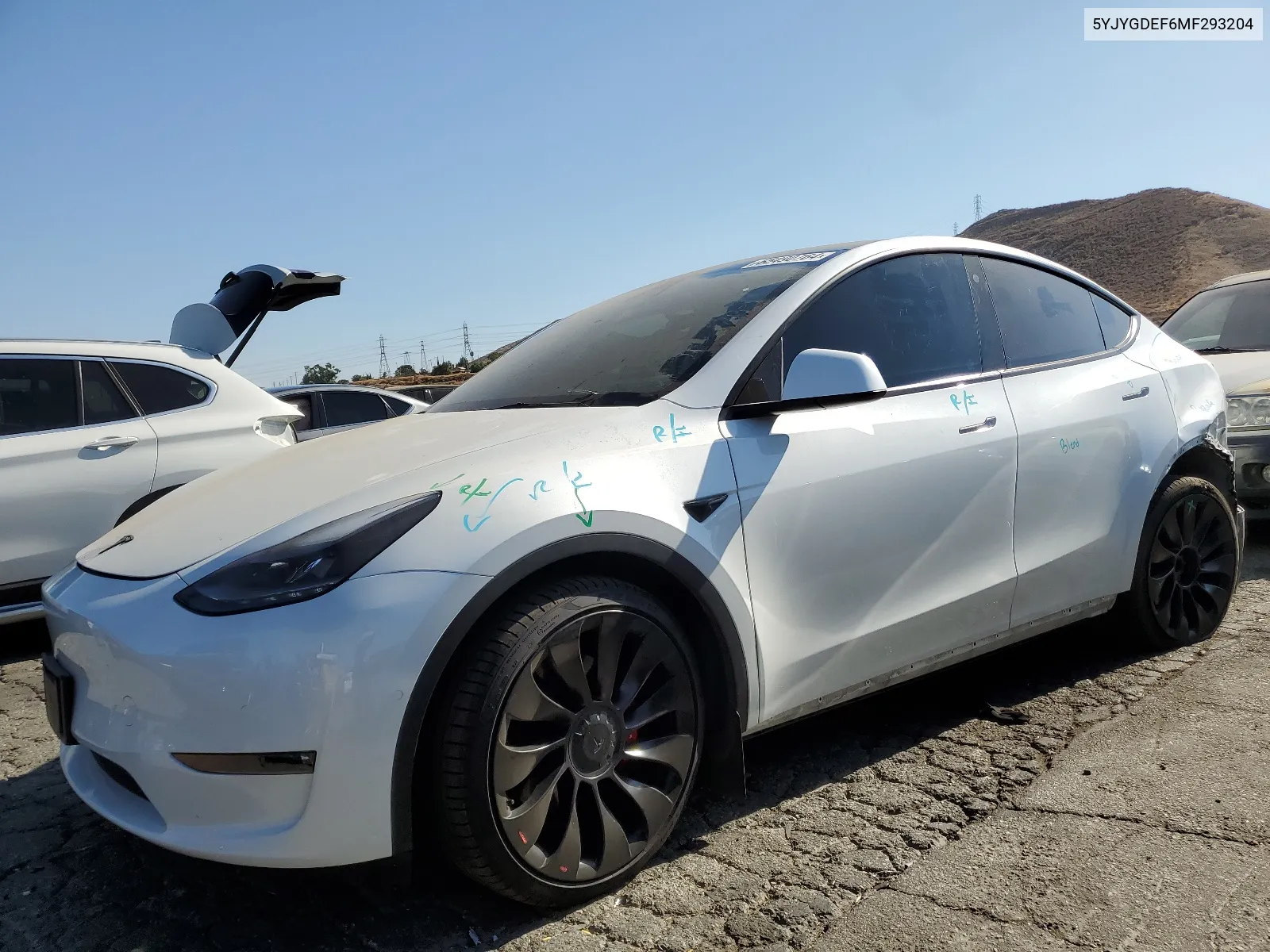 5YJYGDEF6MF293204 2021 Tesla Model Y