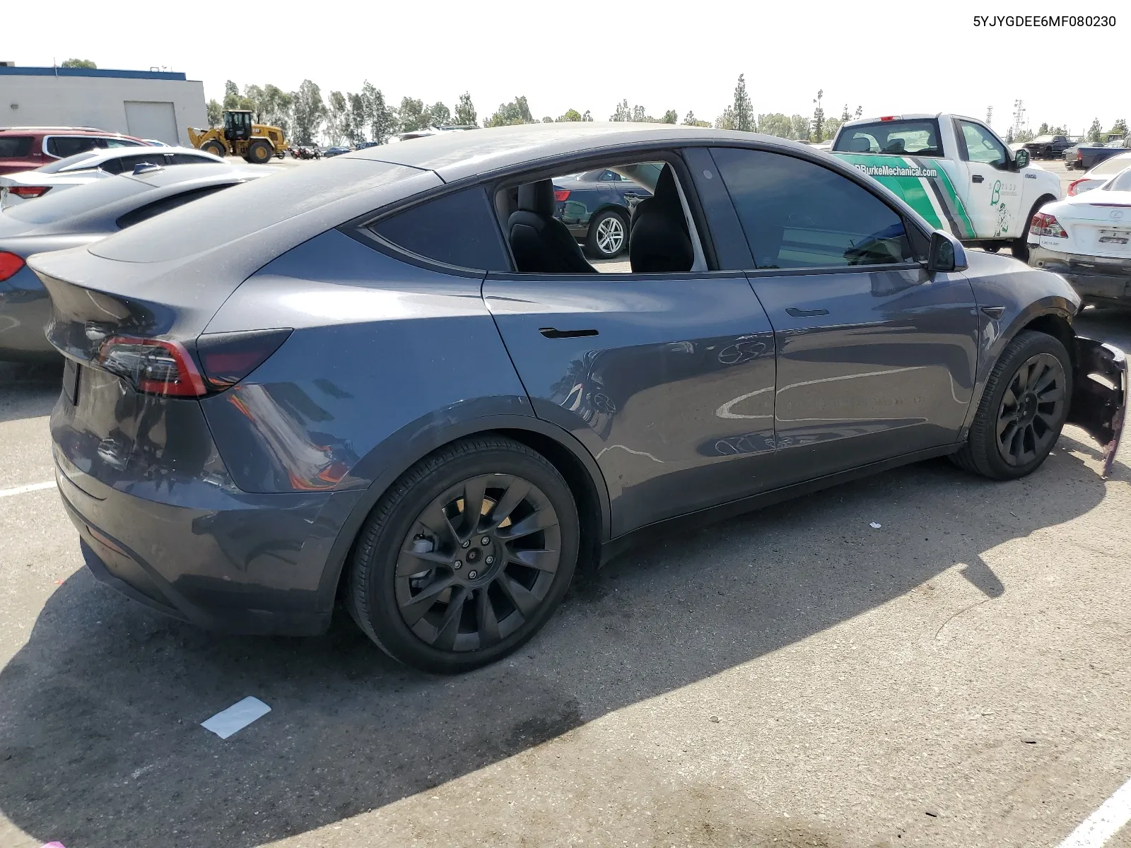 2021 Tesla Model Y VIN: 5YJYGDEE6MF080230 Lot: 66583224