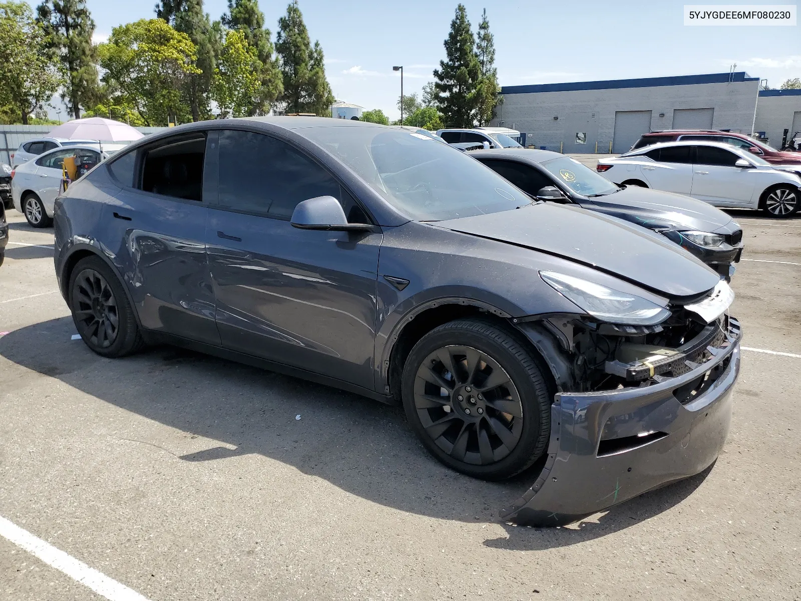 5YJYGDEE6MF080230 2021 Tesla Model Y