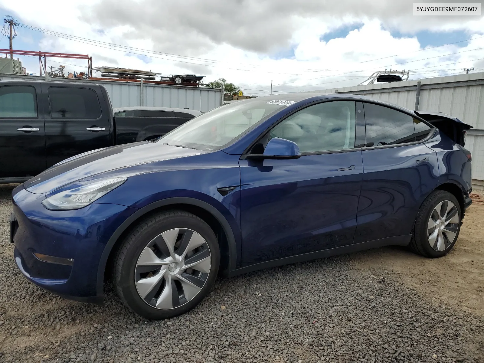 5YJYGDEE9MF072607 2021 Tesla Model Y