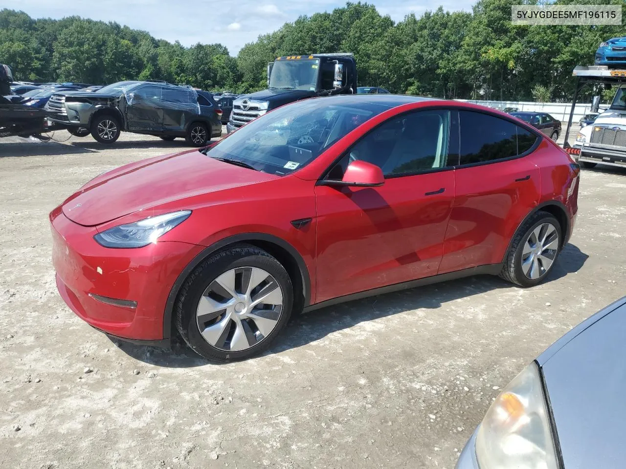 5YJYGDEE5MF196115 2021 Tesla Model Y