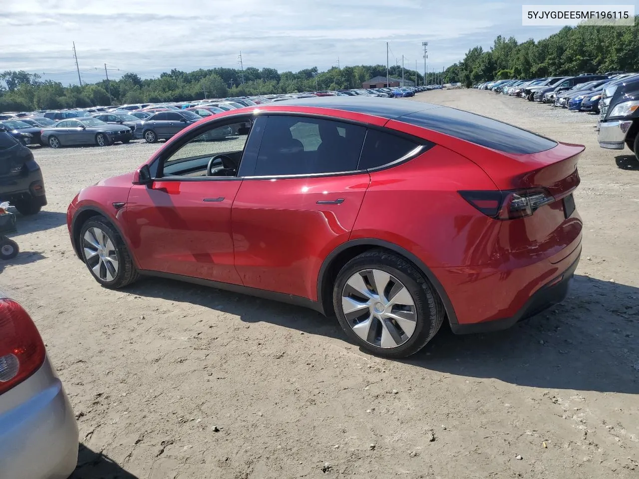 2021 Tesla Model Y VIN: 5YJYGDEE5MF196115 Lot: 66631154