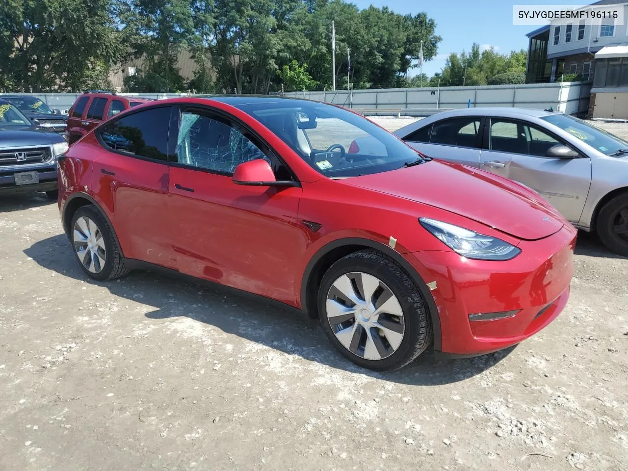 2021 Tesla Model Y VIN: 5YJYGDEE5MF196115 Lot: 66631154