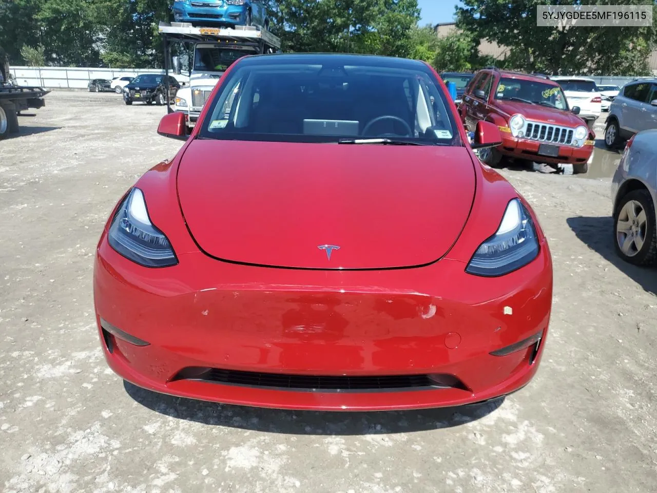 2021 Tesla Model Y VIN: 5YJYGDEE5MF196115 Lot: 66631154