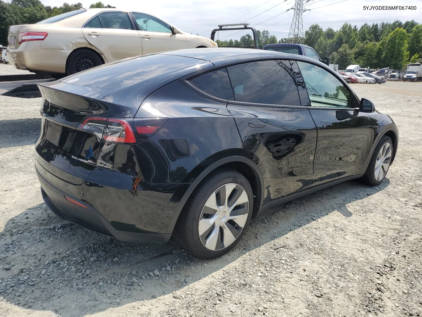 2021 Tesla Model Y VIN: 5YJYGDEE6MF067400 Lot: 66724874