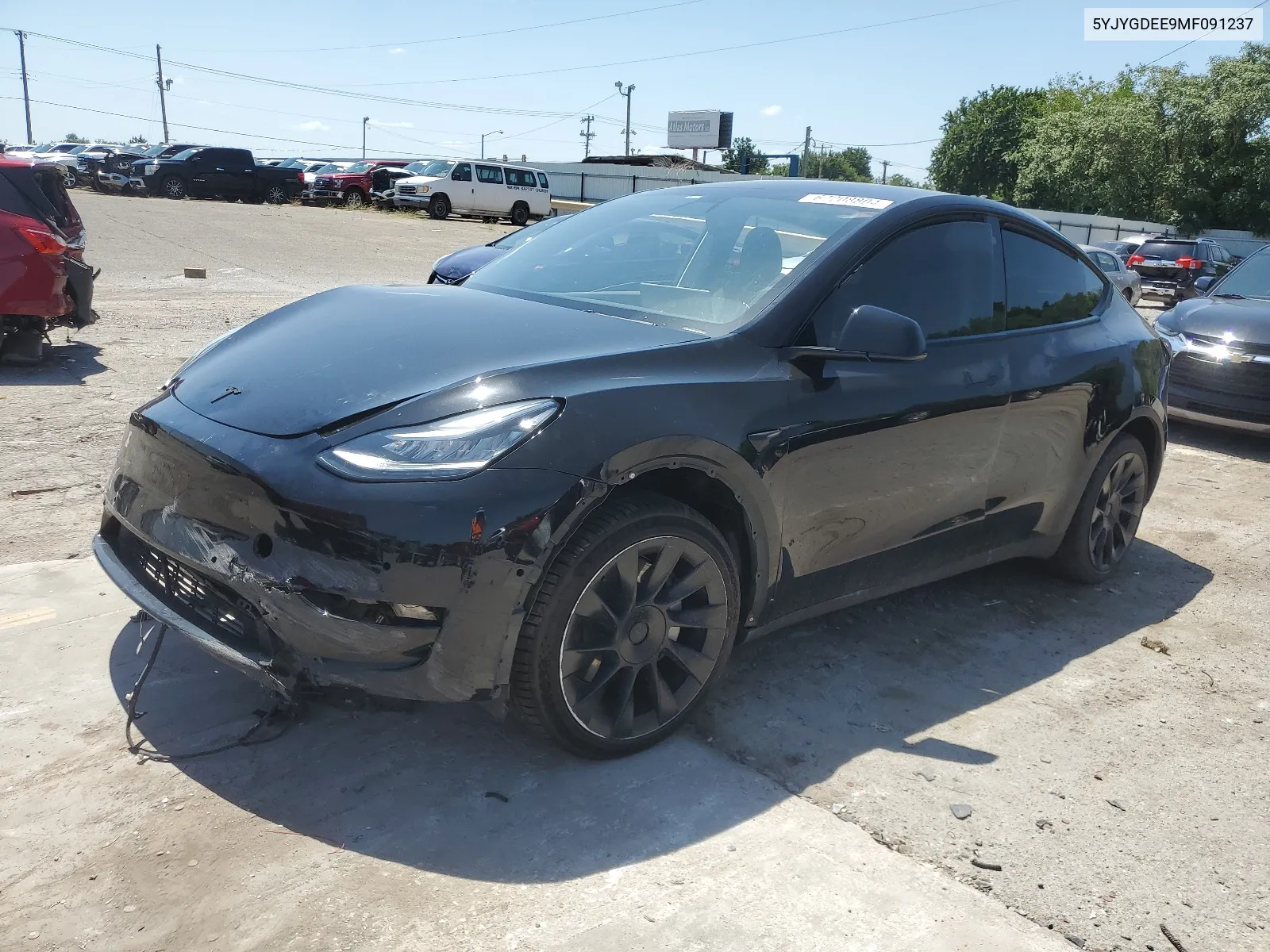 5YJYGDEE9MF091237 2021 Tesla Model Y