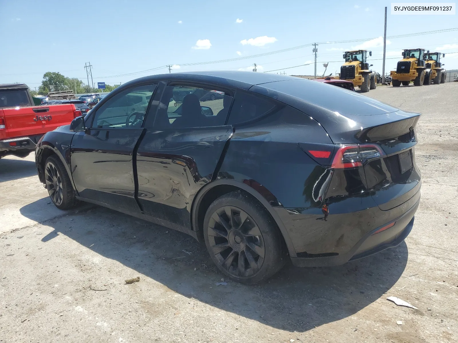 2021 Tesla Model Y VIN: 5YJYGDEE9MF091237 Lot: 67208804