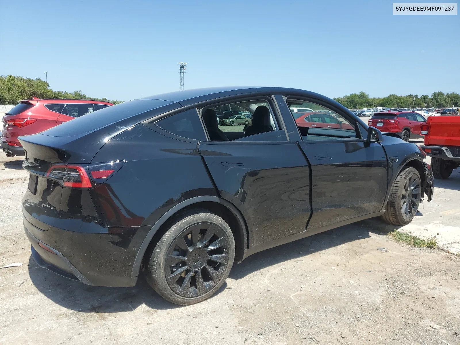 2021 Tesla Model Y VIN: 5YJYGDEE9MF091237 Lot: 67208804