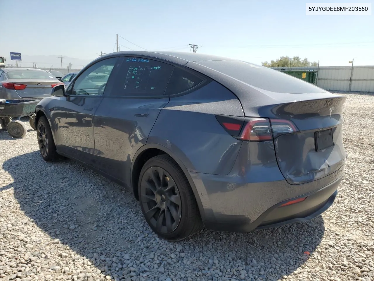 5YJYGDEE8MF203560 2021 Tesla Model Y