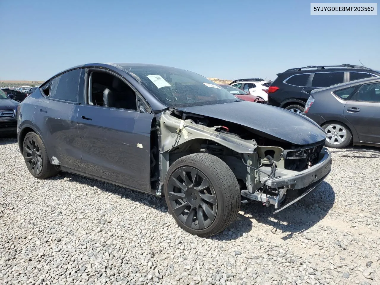 5YJYGDEE8MF203560 2021 Tesla Model Y