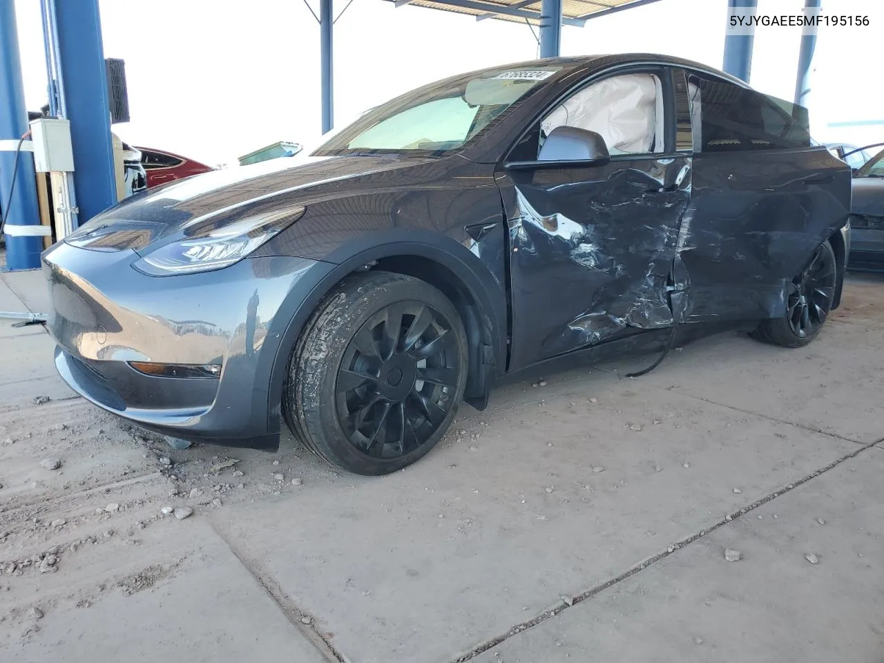 5YJYGAEE5MF195156 2021 Tesla Model Y