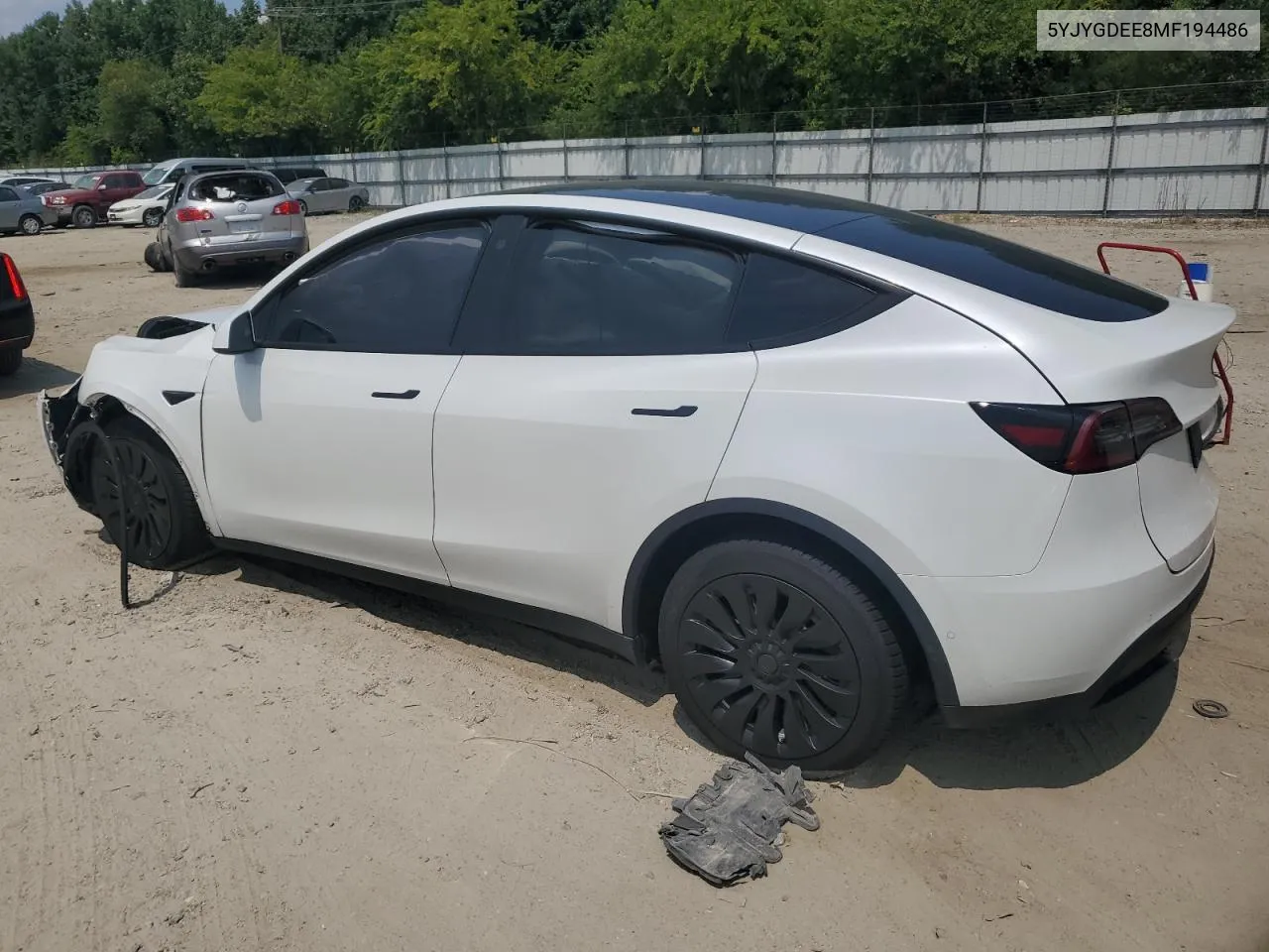 5YJYGDEE8MF194486 2021 Tesla Model Y