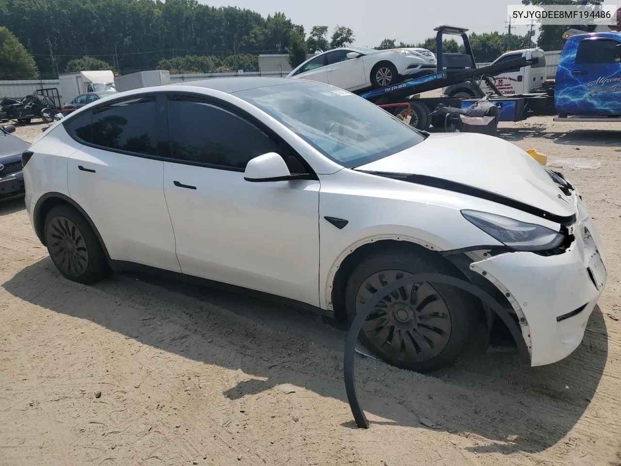 2021 Tesla Model Y VIN: 5YJYGDEE8MF194486 Lot: 67894314