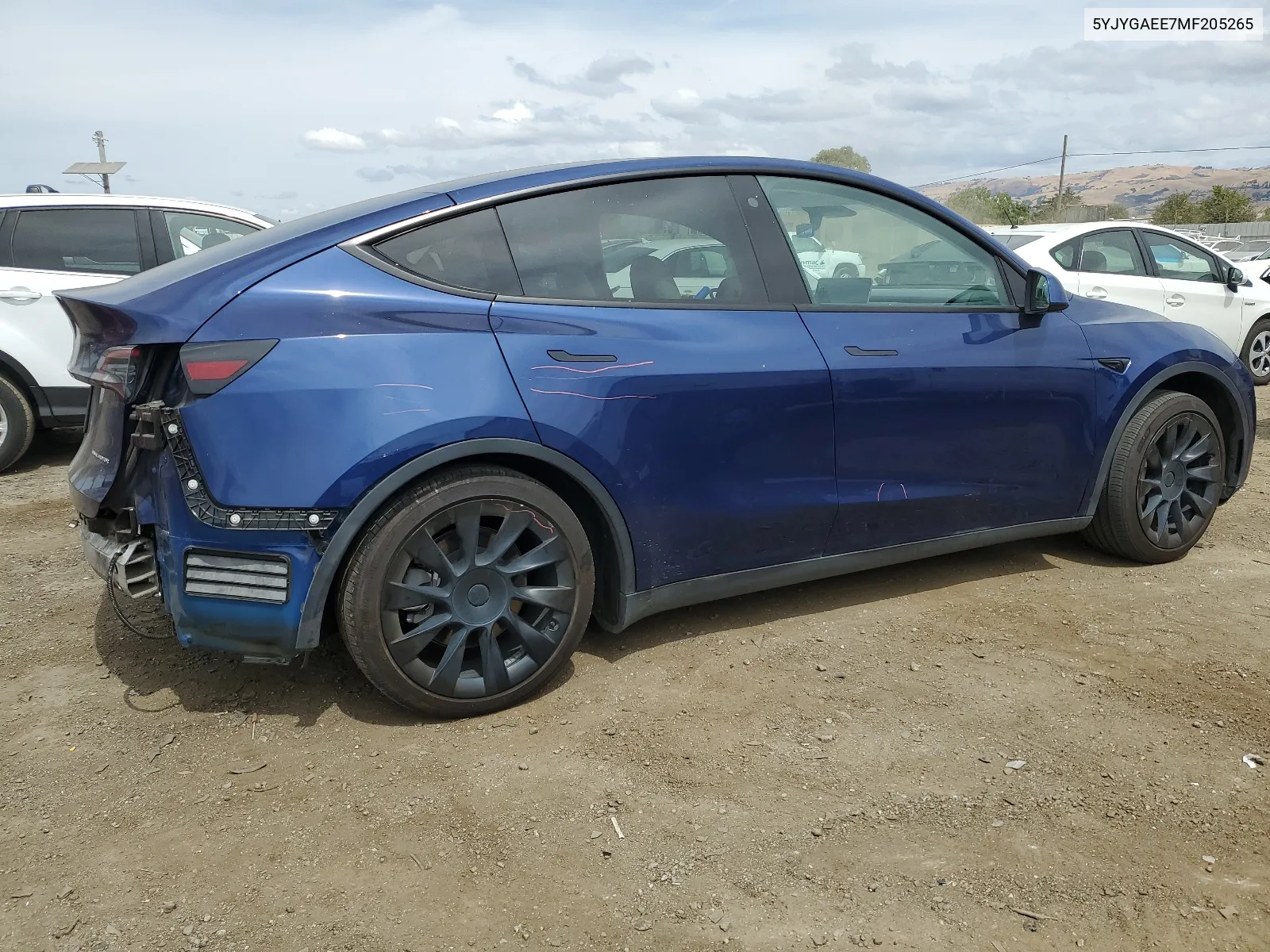 5YJYGAEE7MF205265 2021 Tesla Model Y