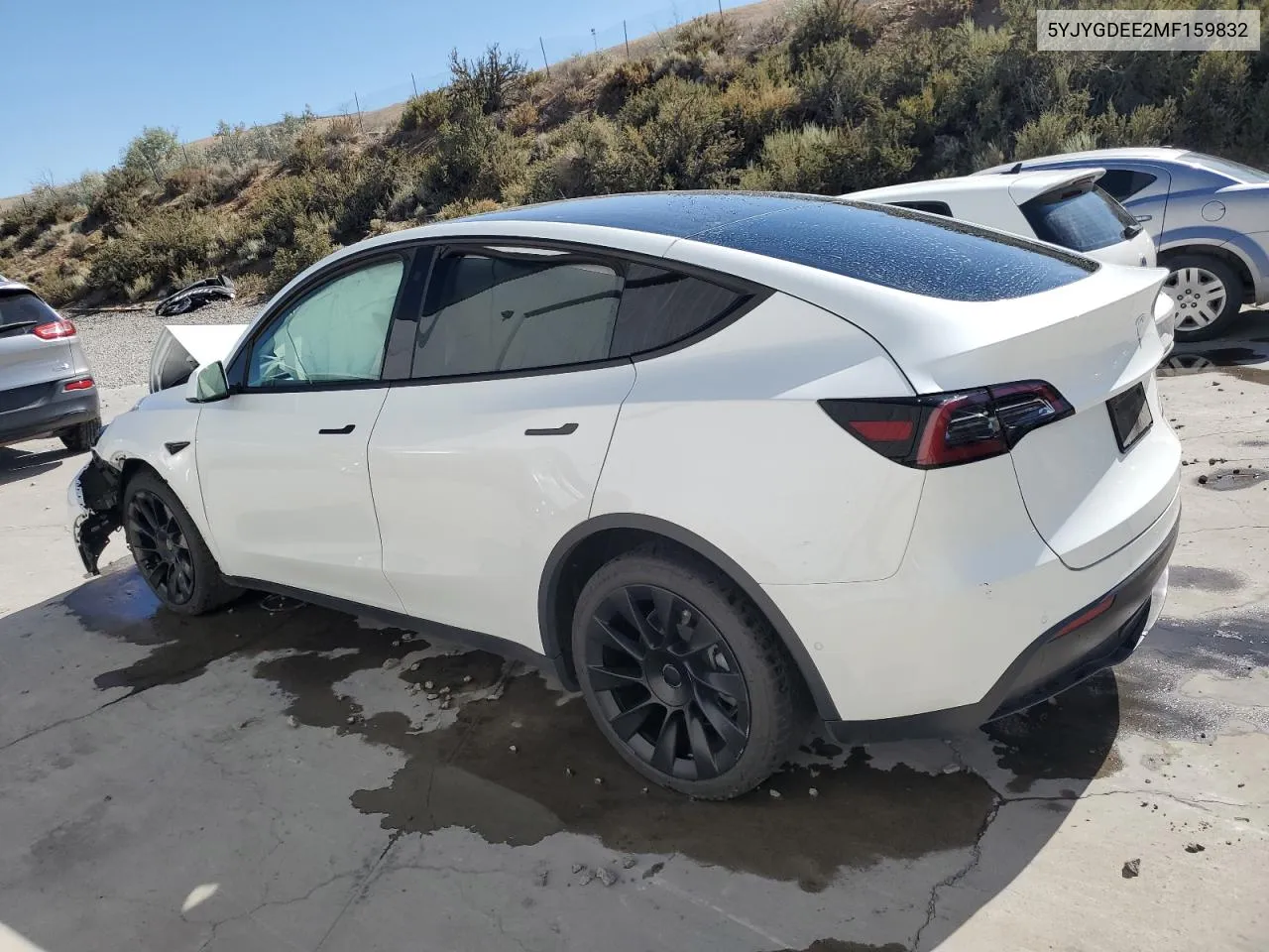 2021 Tesla Model Y VIN: 5YJYGDEE2MF159832 Lot: 68384874