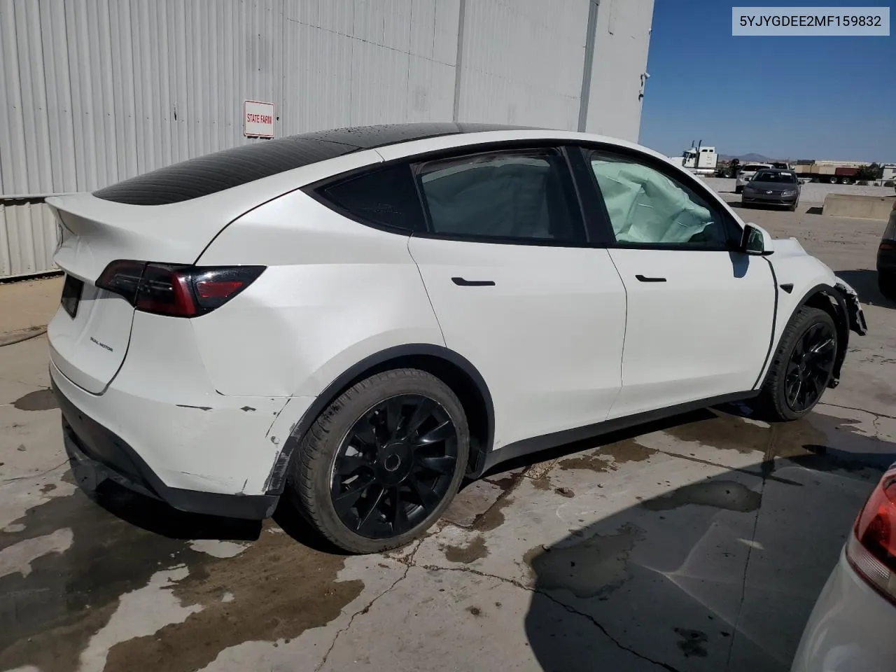 5YJYGDEE2MF159832 2021 Tesla Model Y