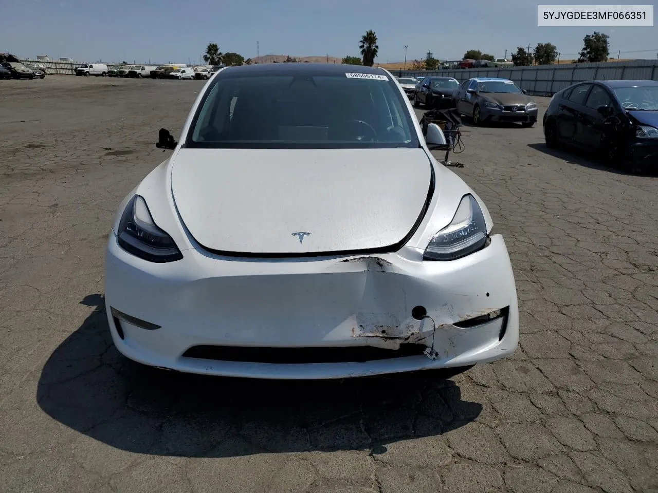 5YJYGDEE3MF066351 2021 Tesla Model Y