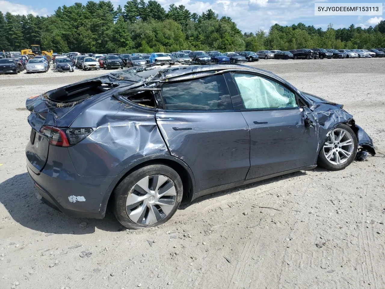 2021 Tesla Model Y VIN: 5YJYGDEE6MF153113 Lot: 68674784