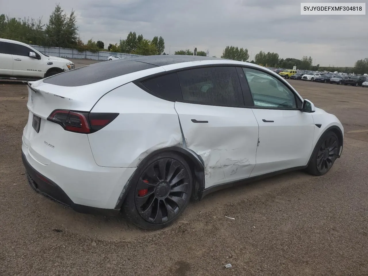 5YJYGDEFXMF304818 2021 Tesla Model Y