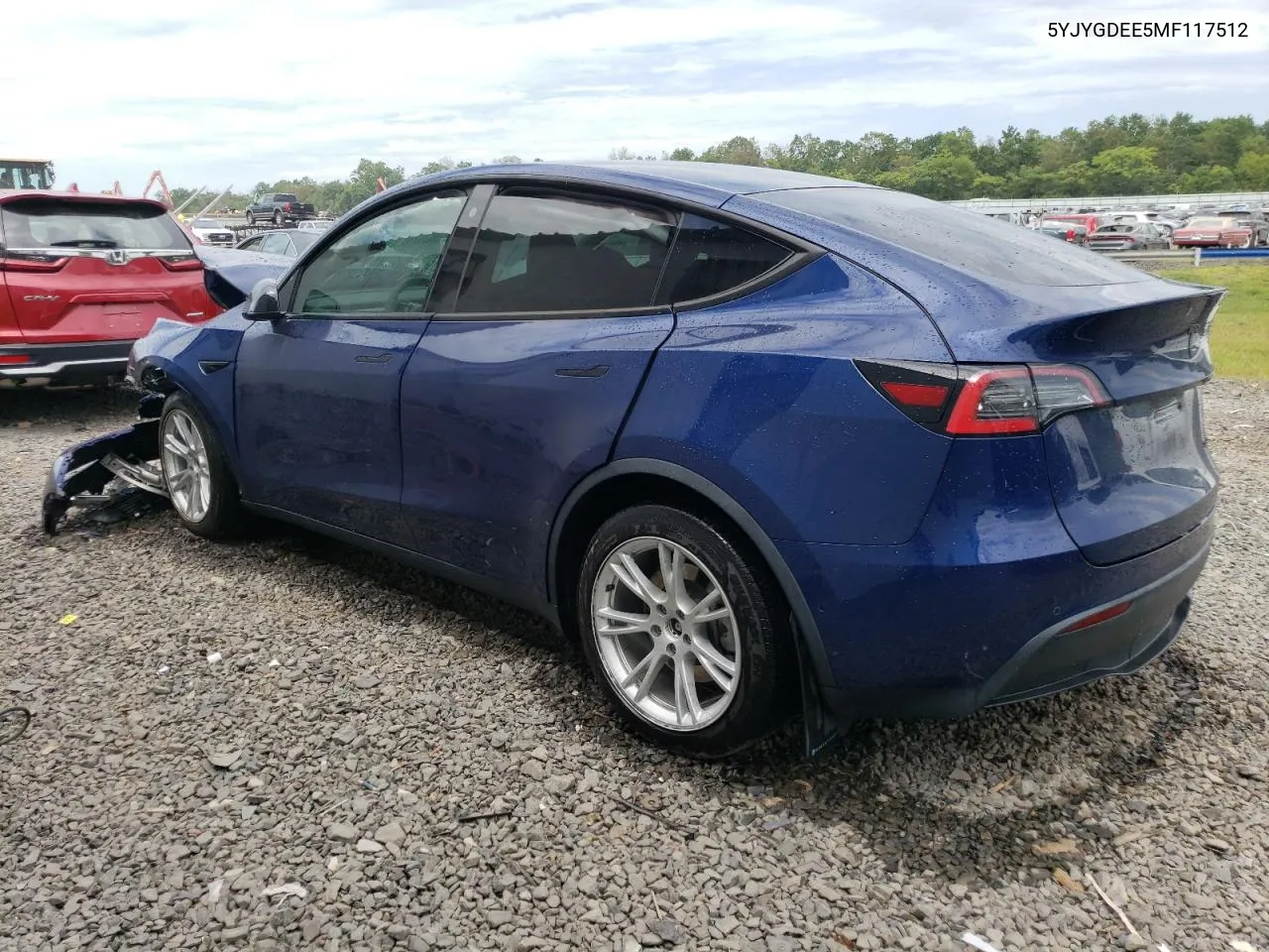 2021 Tesla Model Y VIN: 5YJYGDEE5MF117512 Lot: 68800714