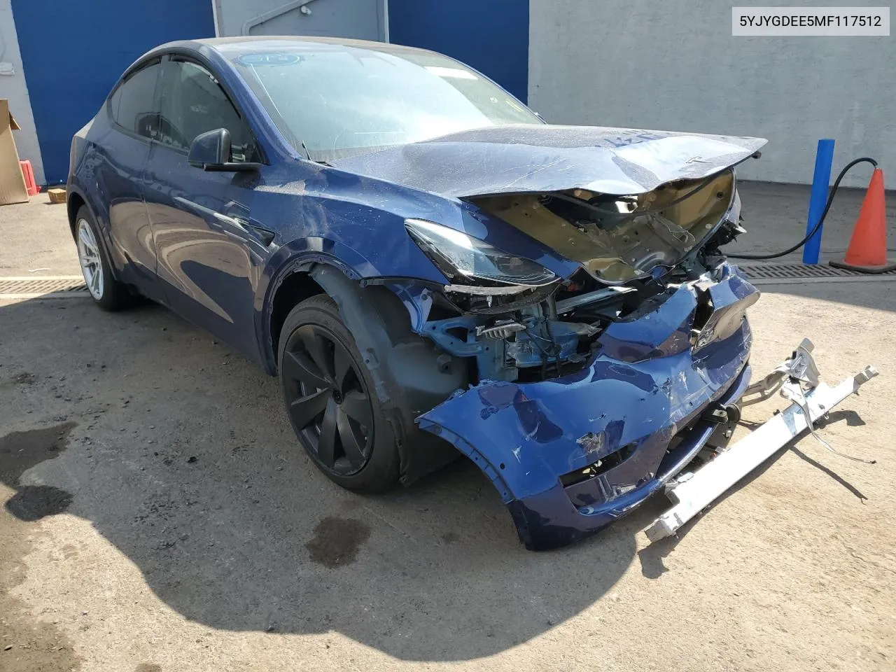 5YJYGDEE5MF117512 2021 Tesla Model Y