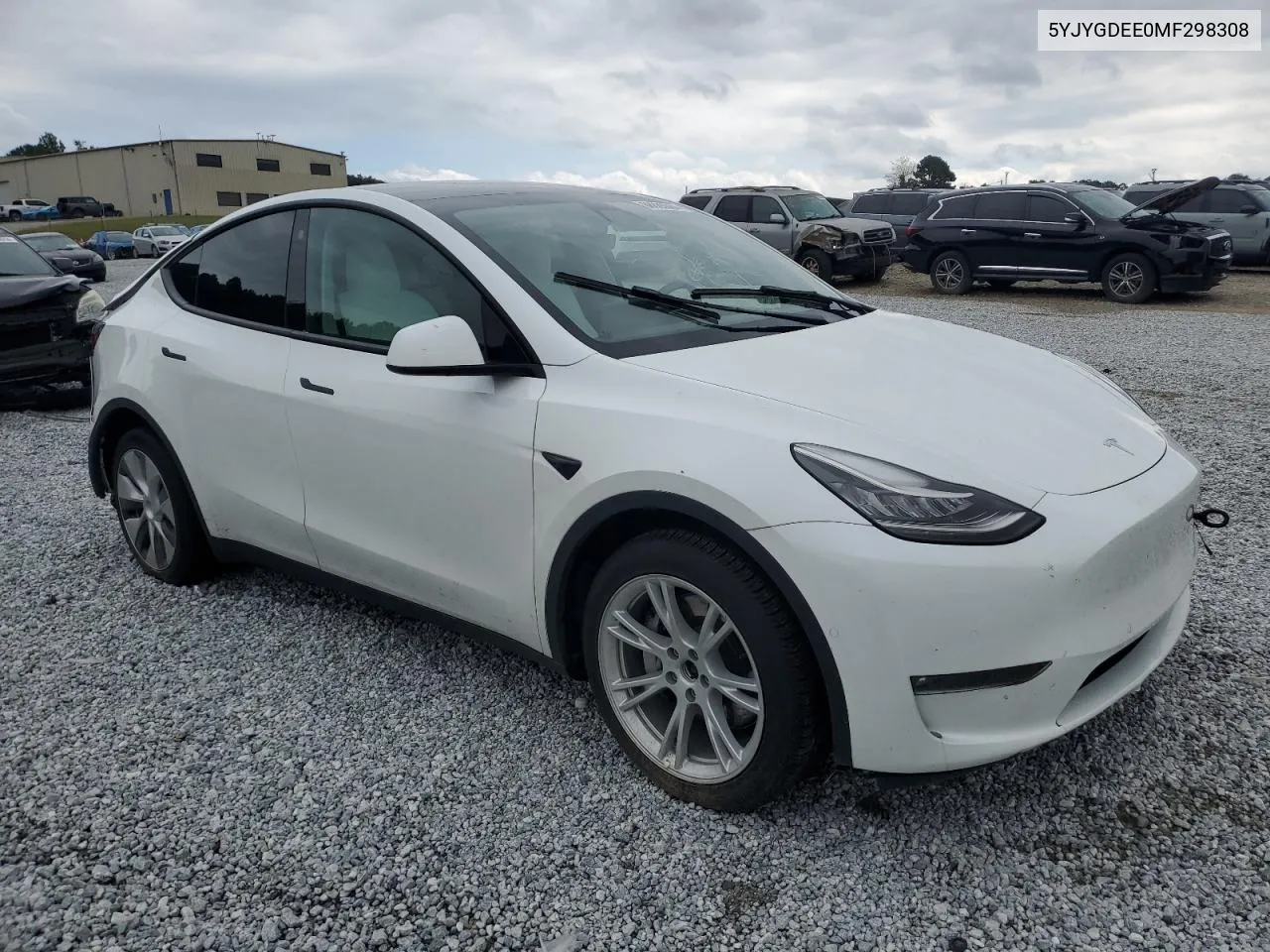 2021 Tesla Model Y VIN: 5YJYGDEE0MF298308 Lot: 68869284