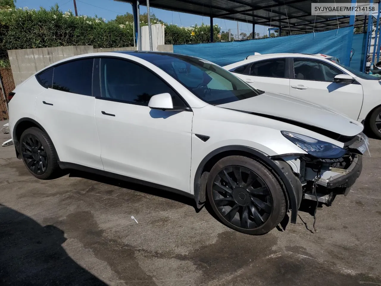 5YJYGAEE7MF214158 2021 Tesla Model Y