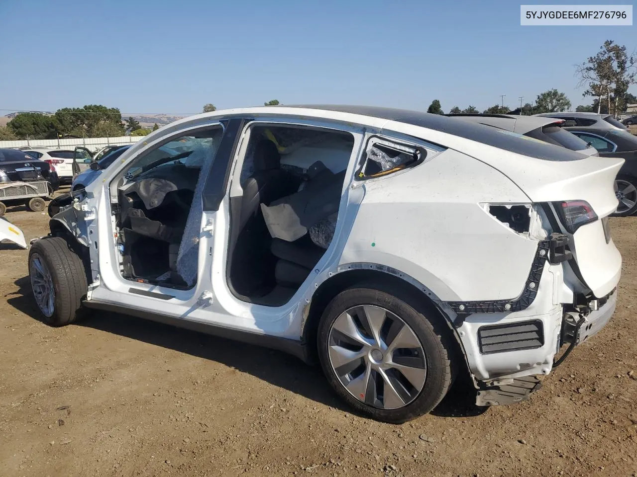 2021 Tesla Model Y VIN: 5YJYGDEE6MF276796 Lot: 69018094