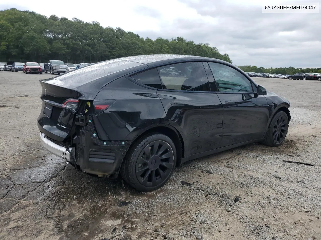 2021 Tesla Model Y VIN: 5YJYGDEE7MF074047 Lot: 69105314