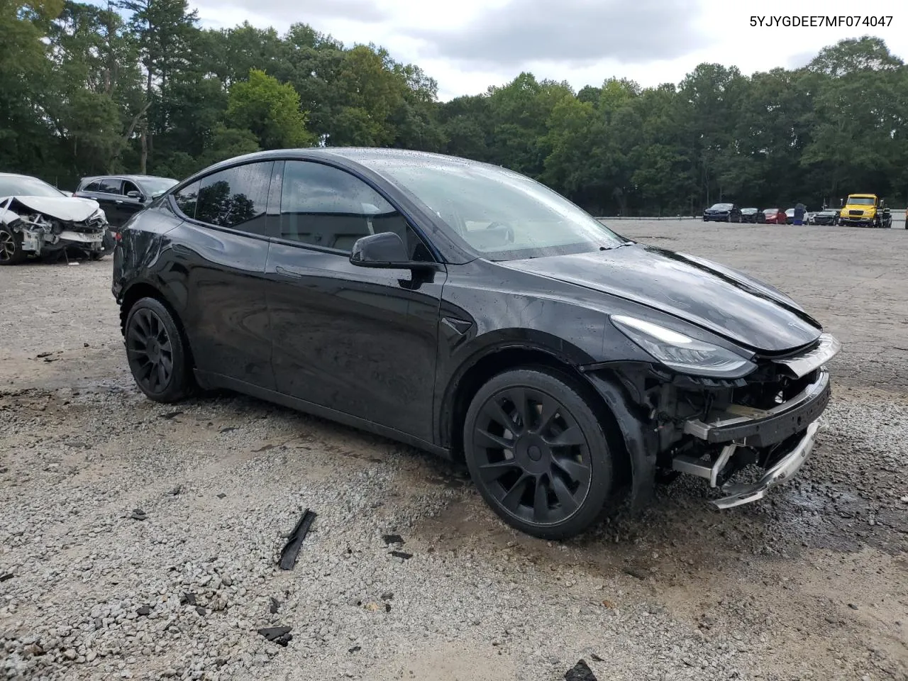 2021 Tesla Model Y VIN: 5YJYGDEE7MF074047 Lot: 69105314