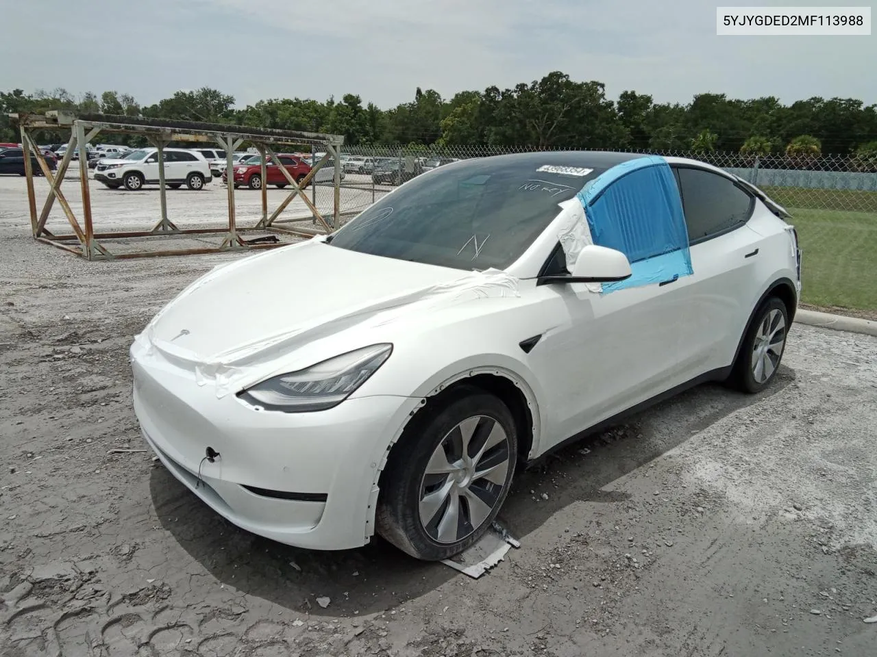 5YJYGDED2MF113988 2021 Tesla Model Y