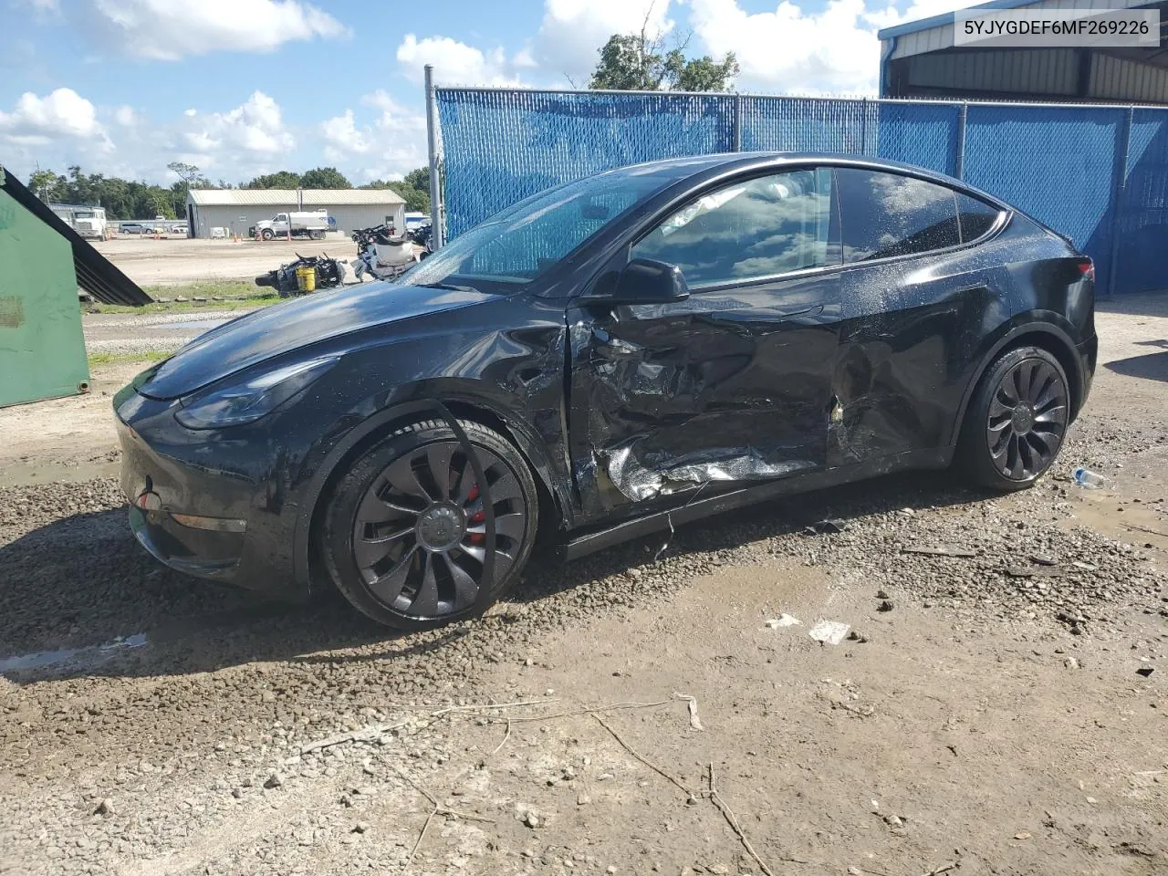 5YJYGDEF6MF269226 2021 Tesla Model Y