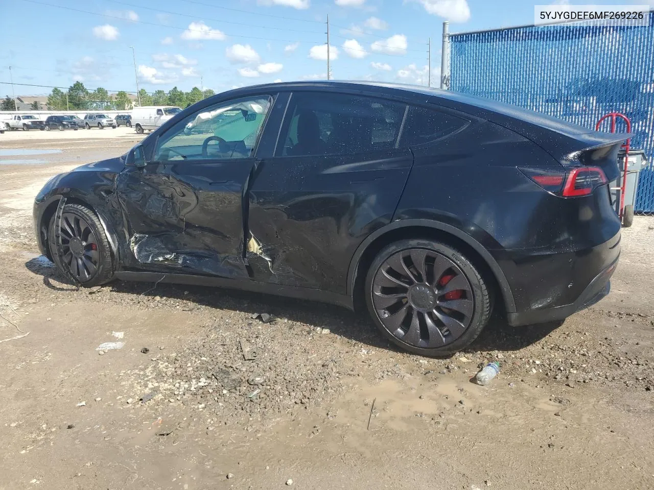 5YJYGDEF6MF269226 2021 Tesla Model Y