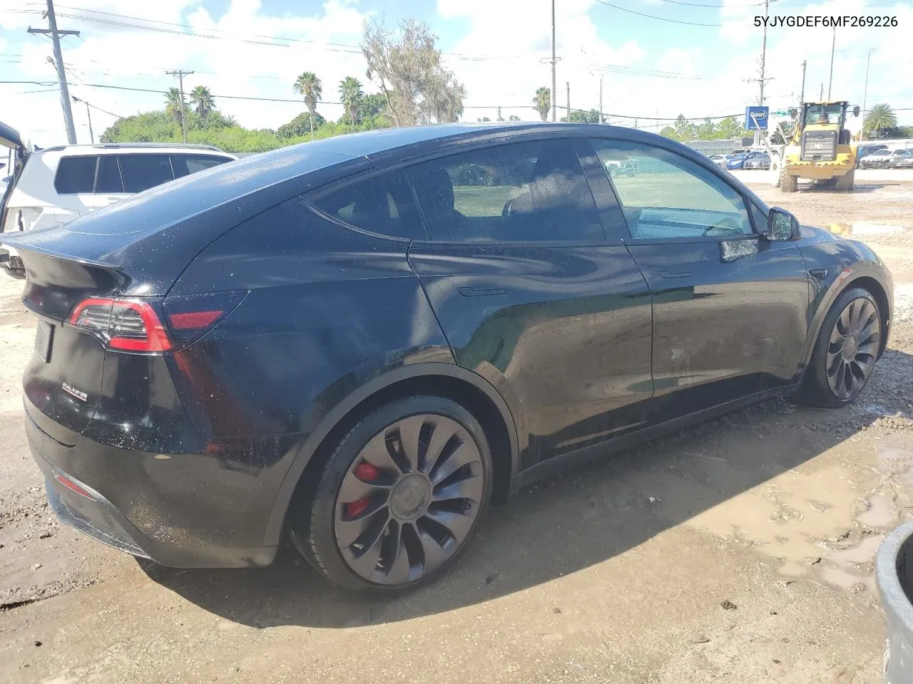 2021 Tesla Model Y VIN: 5YJYGDEF6MF269226 Lot: 69190924