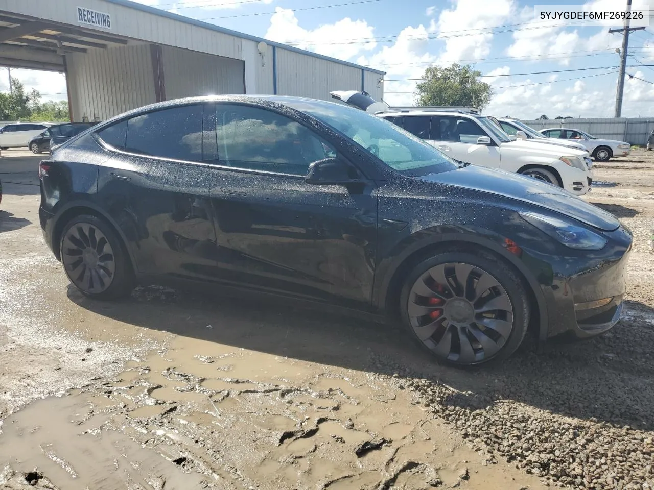 2021 Tesla Model Y VIN: 5YJYGDEF6MF269226 Lot: 69190924