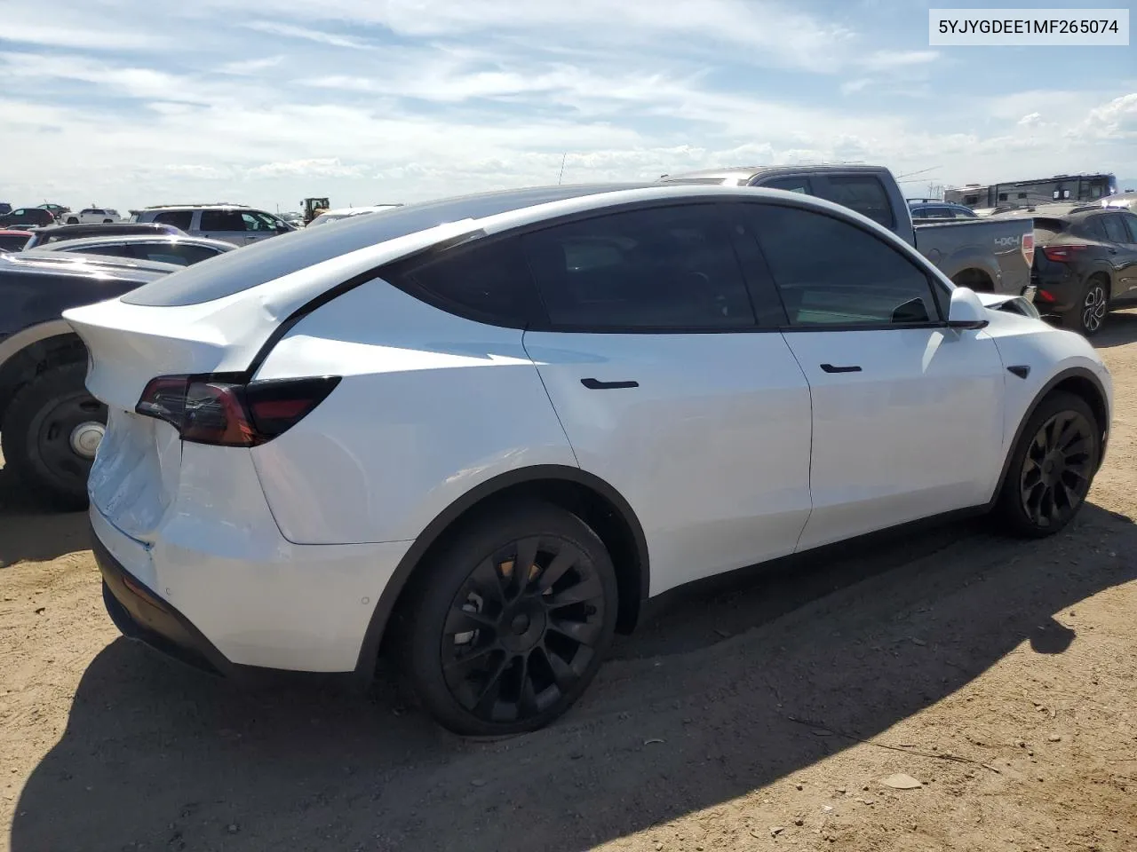 2021 Tesla Model Y VIN: 5YJYGDEE1MF265074 Lot: 69204224