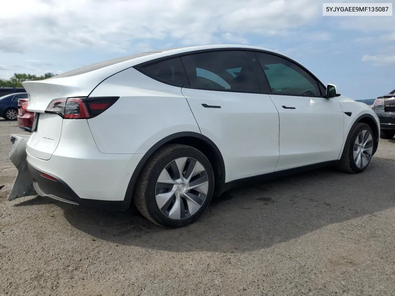 2021 Tesla Model Y VIN: 5YJYGAEE9MF135087 Lot: 69446374