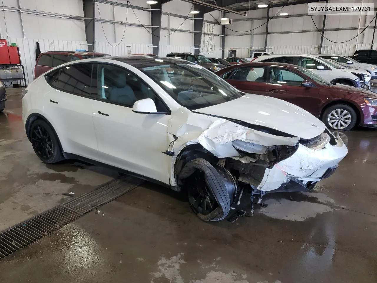 5YJYGAEEXMF179731 2021 Tesla Model Y