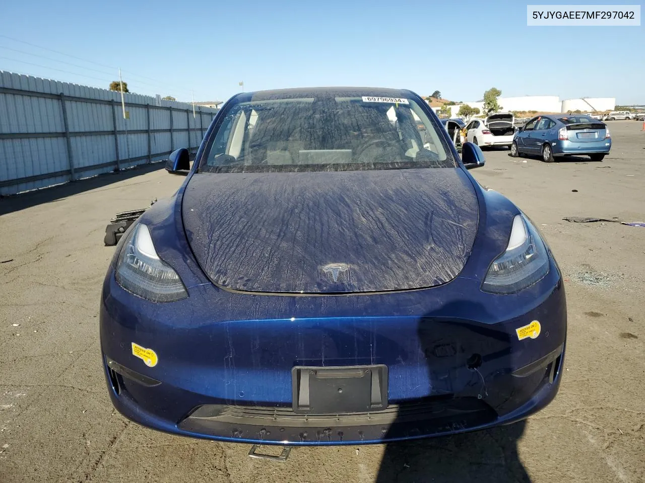 5YJYGAEE7MF297042 2021 Tesla Model Y