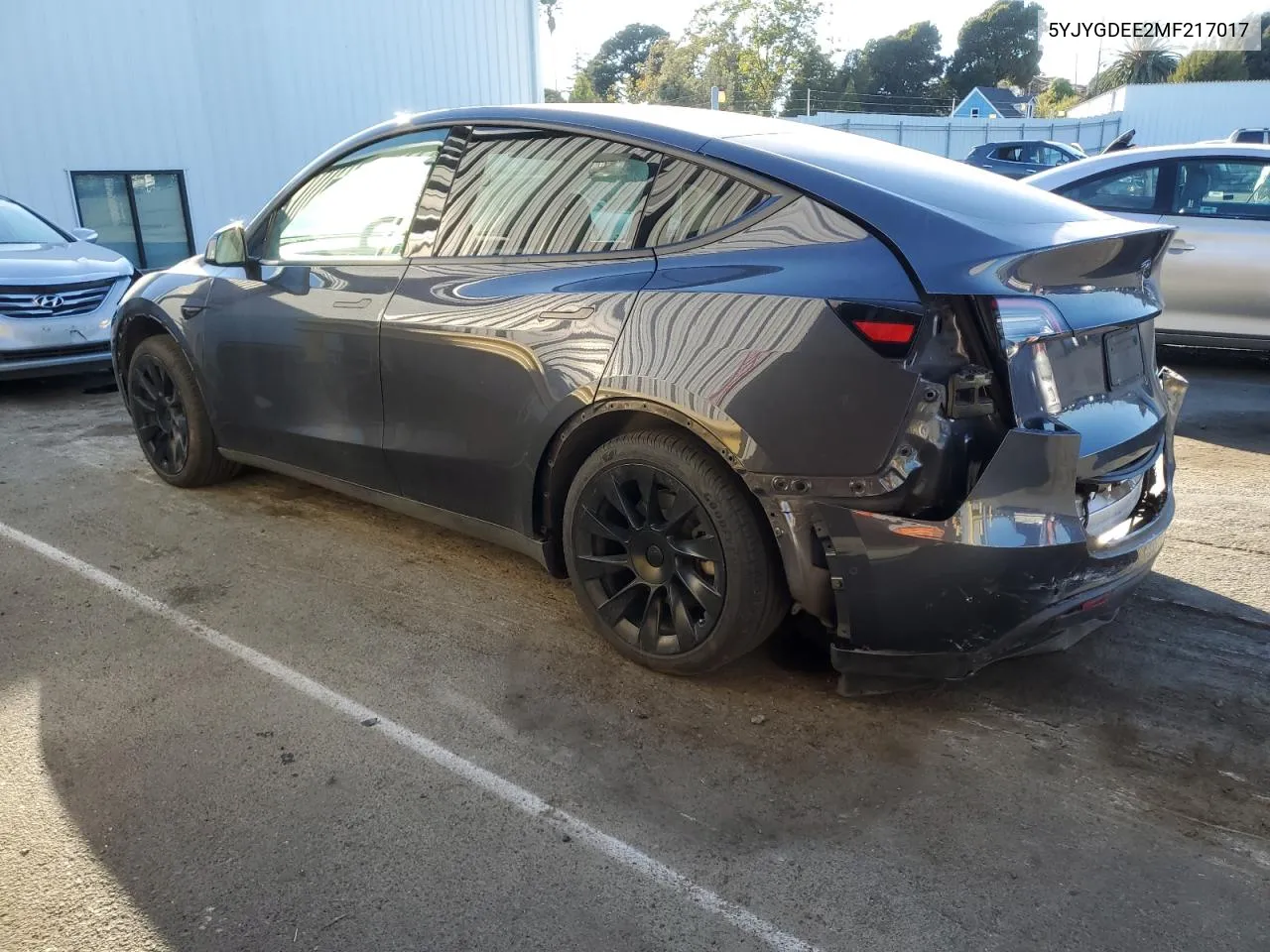 2021 Tesla Model Y VIN: 5YJYGDEE2MF217017 Lot: 69889764