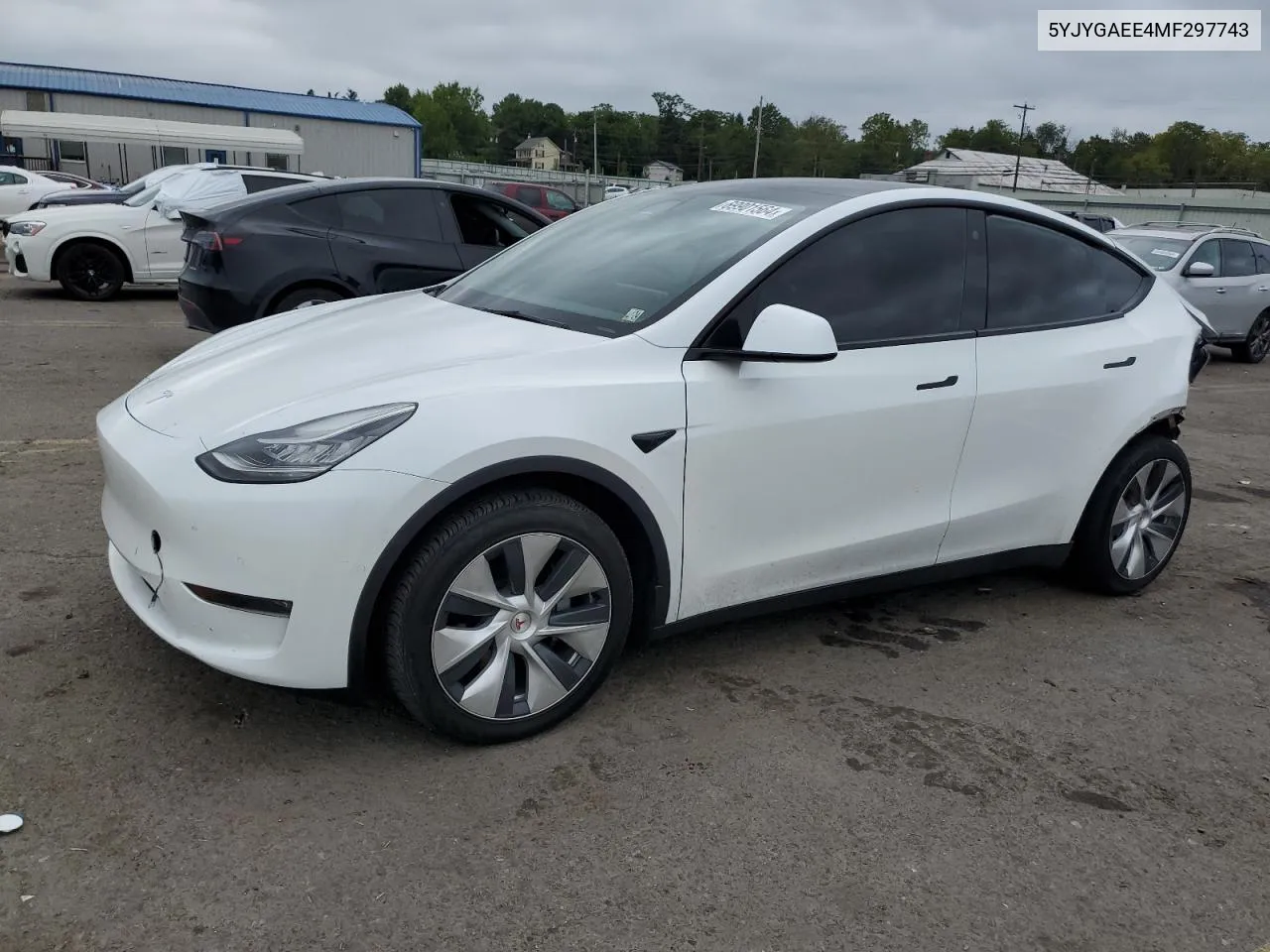 2021 Tesla Model Y VIN: 5YJYGAEE4MF297743 Lot: 69901564