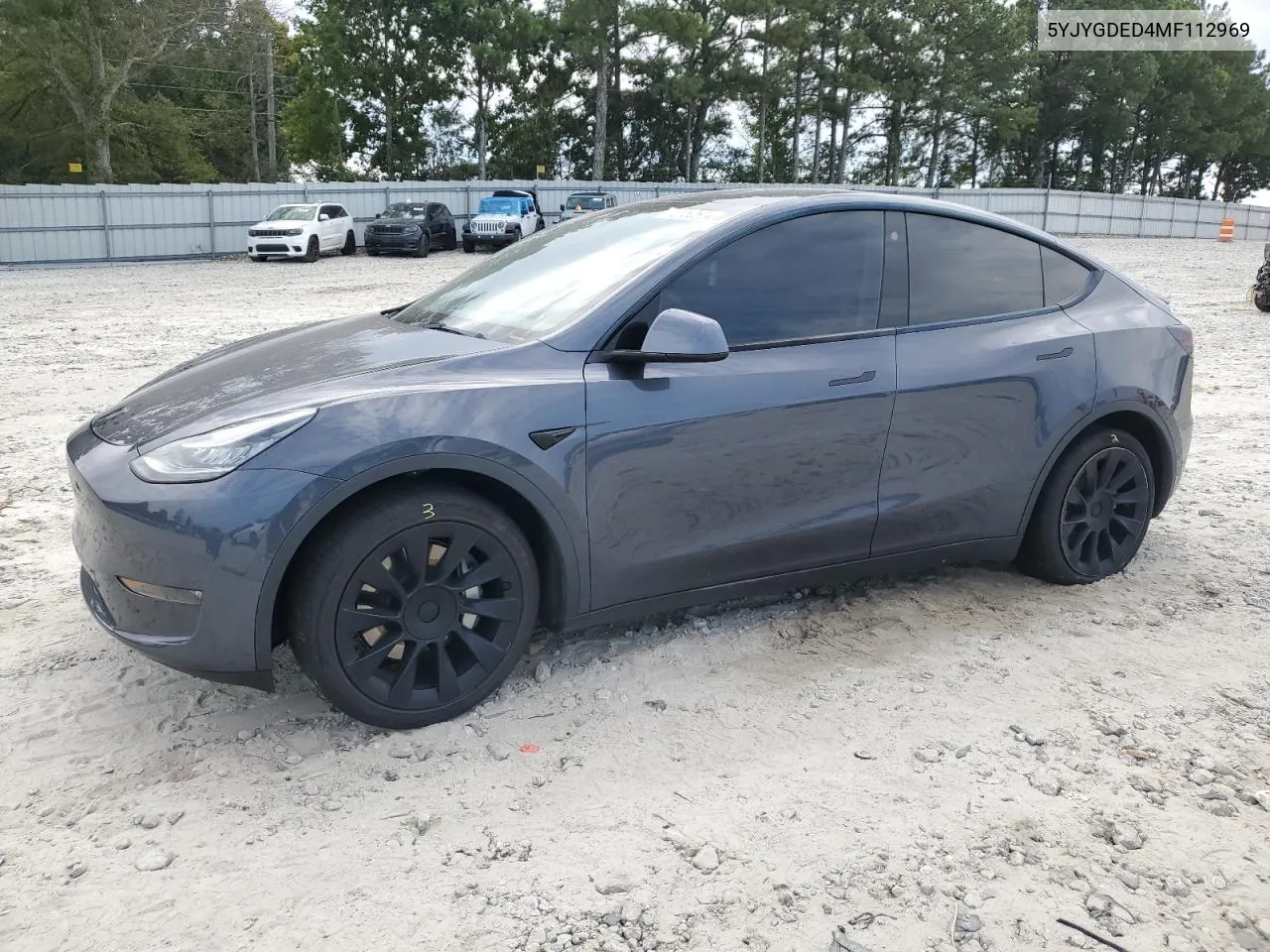 2021 Tesla Model Y VIN: 5YJYGDED4MF112969 Lot: 70150674