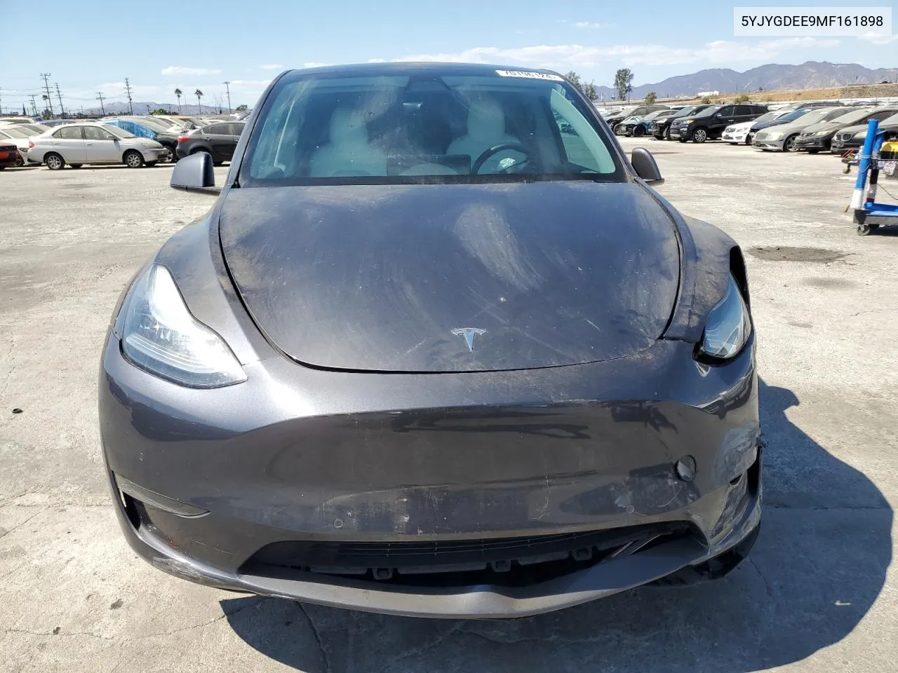 2021 Tesla Model Y VIN: 5YJYGDEE9MF161898 Lot: 70196124