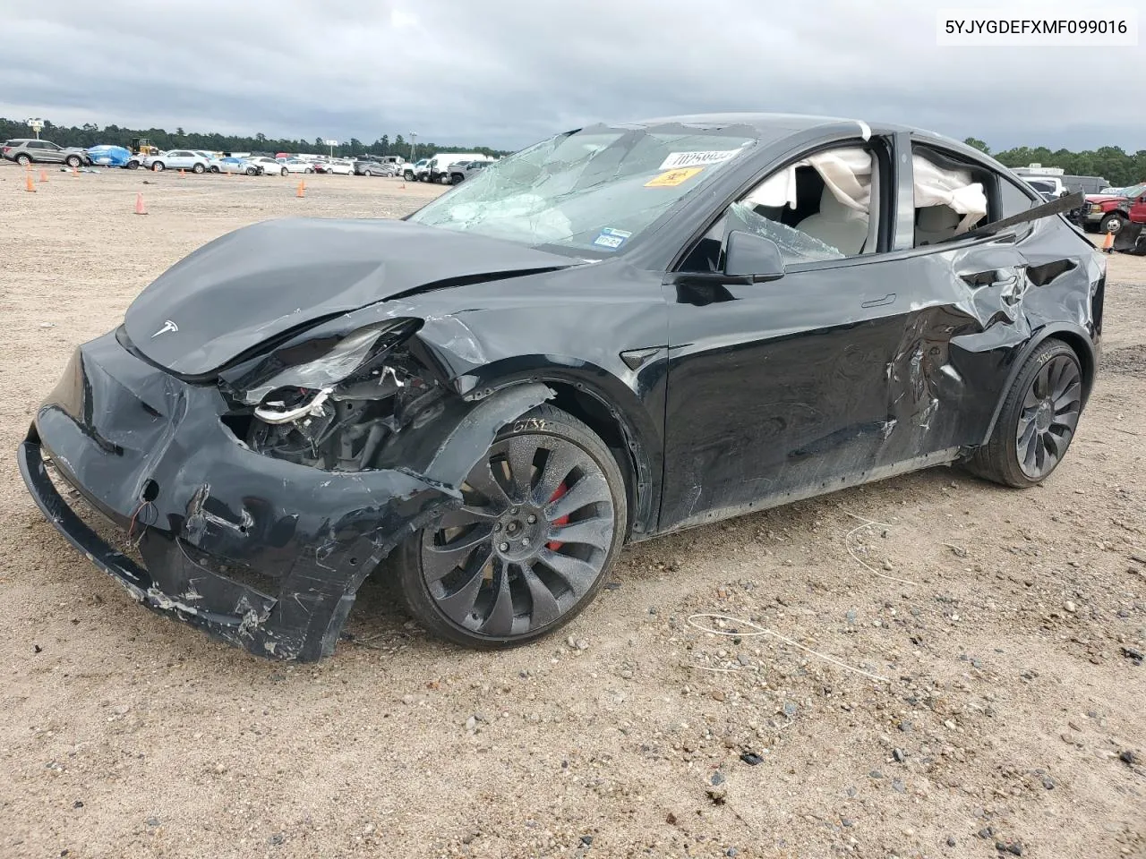 5YJYGDEFXMF099016 2021 Tesla Model Y