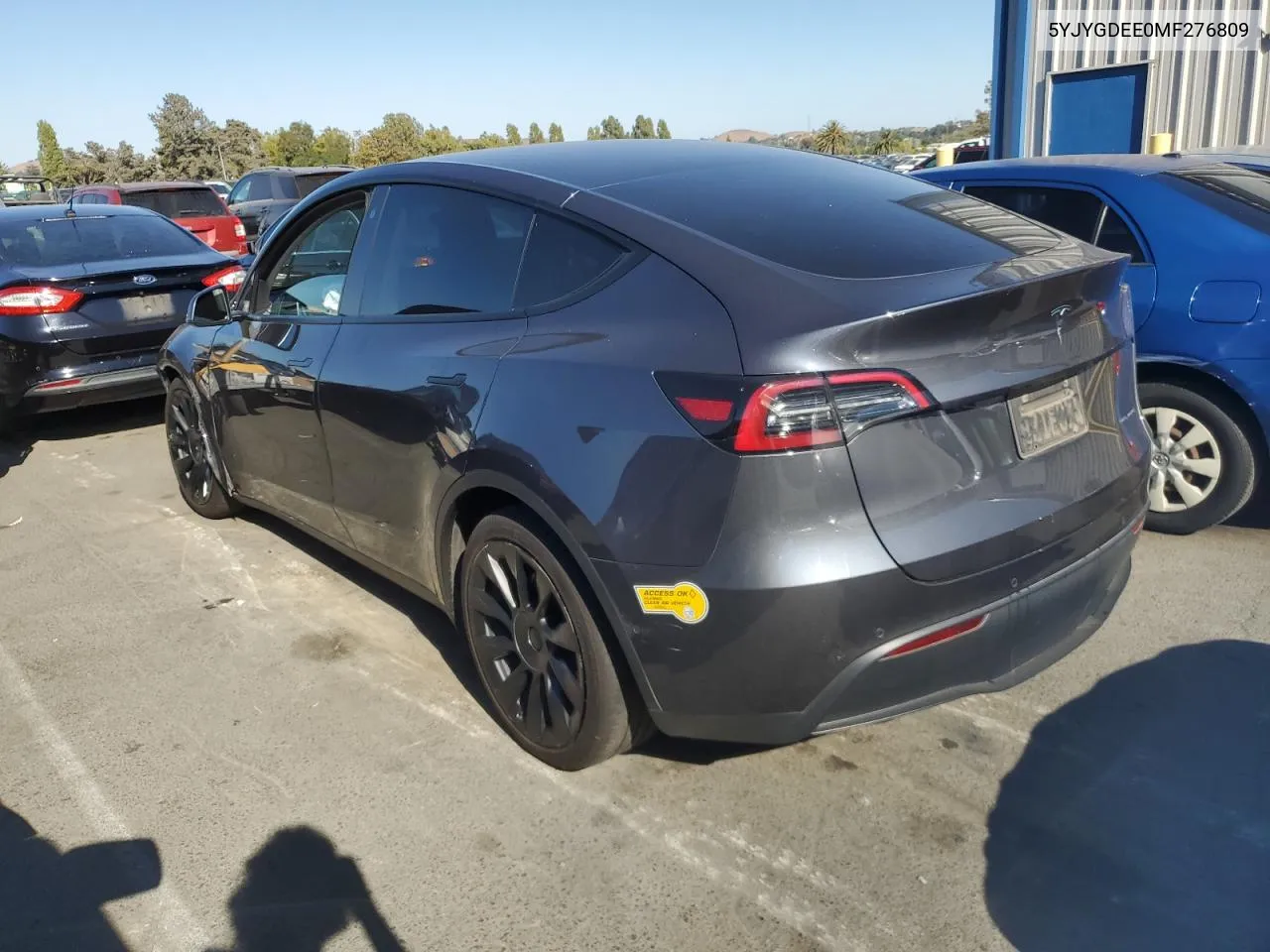 5YJYGDEE0MF276809 2021 Tesla Model Y