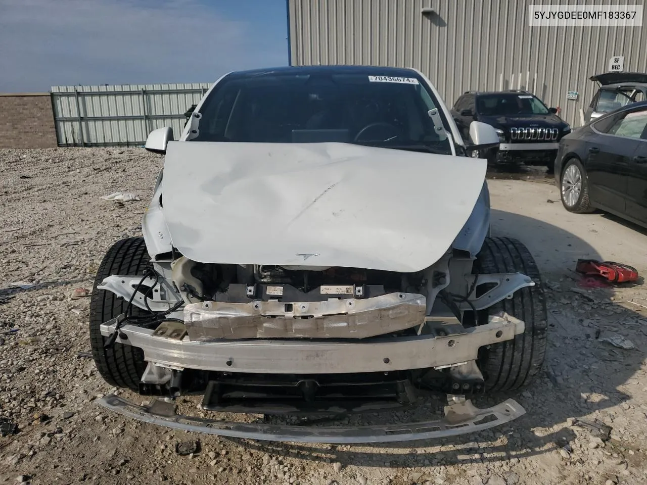 5YJYGDEE0MF183367 2021 Tesla Model Y